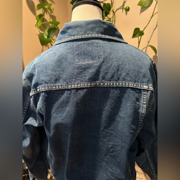 100% Cotton Vintage 1970s Large London Fog Blue Denim Jacket - Picture 15 of 15